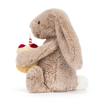 Bashful Beige Bunny 'Birthday' Jellycat