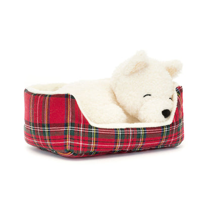 Napping Nipper Westie Jellycat